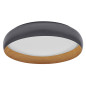 Preview: OSRAM LED Deckenleuchte Orbis Livia 520MM 36W 830 Click DIM Gray and Wood Decor Dimmbar Warm weiß 4099854448300