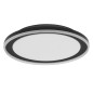 Preview: OSRAM LED Decken-Wandleuchte Orbis Pederson 450MM 24W 830 Black Warm weiß 4099854449765
