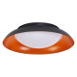 Preview: OSRAM LED Deckenleuchte Orbis Plate 310MM 19W 830 Click DIM Black and Orange Dimmbar Warm weiß 4099854449888