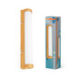 Preview: OSRAM LED Deckenleuchte Obris Tube Frost Glass 40CM Click CCT DIM IP44  Wood Decor Dimmbar Warm weiß,Kalt weiß 4099854450587