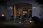 Preview: OSRAM Aussen-Wandleuchte ENDURA CLASSIC TRADITION ALU Up Sensor E27 Gold 4099854452437