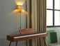 Preview: OSRAM Wandleuchte Decor Bamboo Paper Hut Wall 1XE27 Brown 4099854452895