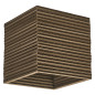 Preview: OSRAM Deckenleuchte Decor Cardboard Square Ceiling E27 Brown 4099854453281