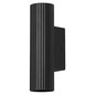 Preview: OSRAM Wandleuchte Decor Drums Wall Updown 2XGU10 Black 4099854453595