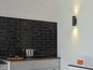 Preview: OSRAM Wandleuchte Decor Drums Wall Updown 2XGU10 Black 4099854453595