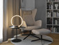 Preview: OSRAM LED Tischleuchte Decor Aura Table 10W 830 Touch DIM USB Dimmbar Warm weiß 4099854453656