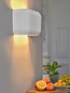 Preview: OSRAM Wandleuchte Decor Plaster Routes Wall 330 2XE27 White 4099854454561