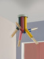 Preview: OSRAM Deckenleuchte Decor Straw Ceiling 5XE27 Multicolor 4099854454660