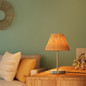 Preview: OSRAM Tischleuchte Decor Raffia Table E27 Green 4099854454967