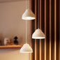 Preview: OSRAM Pendelleuchte Decor Camel Bell Pendant 3XE14 White 4099854458767