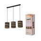 Preview: OSRAM Pendelleuchte Decor Cardboard Cylinder Pendant 3XE27 Brown 4099854458842