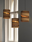 Preview: OSRAM Pendelleuchte Decor Cardboard Cylinder Pendant 3XE27 Brown 4099854458842