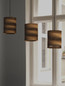 Preview: OSRAM Pendelleuchte Decor Cardboard Cylinder Pendant 3XE27 Brown 4099854458842