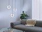 Preview: OSRAM LED Pendelleuchte Decor Circle 3XPendant LN 20W Click CCT Black Warm weiß,Kalt weiß,Kaltes Tageslicht 4099854459023