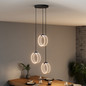 Preview: OSRAM LED Pendelleuchte Decor Circle 3XPendant PL 20W Click CCT Black Warm weiß,Kalt weiß,Kaltes Tageslicht 4099854459047