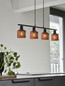 Preview: OSRAM Pendelleuchte Decor Clay Windows Pendant LN 4XE27 Brown 4099854459085