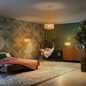 Preview: OSRAM Pendelleuchte Decor Paper Bale Pendant 1XE27 Beige 4099854460630