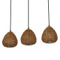 Preview: OSRAM Pendelleuchte Decor Paper Drop Pendant Linear 3XE27 Beige 4099854460654