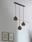 Preview: OSRAM Pendelleuchte Decor Paper Drop Pendant Linear 3XE27 Beige 4099854460654