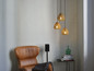 Preview: OSRAM Pendelleuchte Decor Paper Drop Pendant Plate 3XE27 Beige 4099854460678