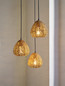 Preview: OSRAM Pendelleuchte Decor Paper Drop Pendant Plate 3XE27 Beige 4099854460678