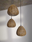 Preview: OSRAM Pendelleuchte Decor Paper Drop Pendant Plate 3XE27 Beige 4099854460678