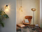 Preview: OSRAM Pendelleuchte Decor Paper Drop Pendant Plate 3XE27 Beige 4099854460678