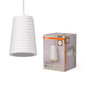 Preview: OSRAM Pendelleuchte Decor Plaster Cone Pendant E27 White 4099854460753