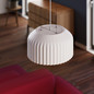 Preview: OSRAM Pendelleuchte Decor Plaster Routes Pendant 300 1XE27 White 4099854460913