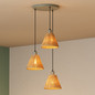 Preview: OSRAM Pendelleuchte Decor Raffia Pendant Plate 3XE27 Green 4099854461163