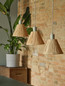 Preview: OSRAM Pendelleuchte Decor Raffia Pendant Linear 3XE27 Green 4099854461187