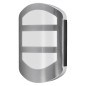 Preview: OSRAM LED Aussenleuchte ENDURA STYLE PLATE Wall 12W Stainless Steel Warm weiß 4099854461576