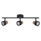 Preview: OSRAM LED Deckenleuchte DECOR SPOT CORK BLACK 3x3.4W 927 DIM Dimmbar Warm weiß 4099854470677