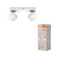 Preview: OSRAM LED Deckenleuchte DECOR SPOT PLUTO WHITE 2 Spot Warm weiß 4099854470899
