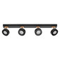 Preview: OSRAM LED Deckenleuchte DECOR SPOT PLUTO BLACK 4 Spot Warm weiß 4099854471056