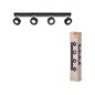 Preview: OSRAM LED Deckenleuchte DECOR SPOT PLUTO BLACK 4 Spot Warm weiß 4099854471056