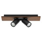Preview: OSRAM LED Deckenleuchte DECOR SPOT MERCURY BLACK 2x3.4W 927 DIM Dimmbar Warm weiß 4099854471094