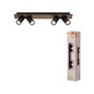 Preview: OSRAM LED Deckenleuchte DECOR SPOT MERCURY BLACK 4x3.4W 927 DIM Dimmbar Warm weiß 4099854471155