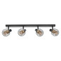 Preview: OSRAM LED Deckenleuchte DECOR SPOT FIREFLY 4X2.8W 827 E14 Black Dimmbar Warm weiß 4099854472152