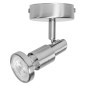 Preview: OSRAM LED Spotleuchte LED SPOT BRUSHED SILVER GU10 2.6W 2700K Warm weiß 4099854473548