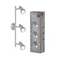 Preview: OSRAM LED Spotleuchte LED SPOT BRUSHED SILVER GU10 3 x 2.6W 2700K Warm weiß 4099854473562