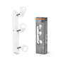 Preview: OSRAM LED Spotleuchte LED SPOT PEAR WHITE 3 x 4.3W 2700K GU10 Warm weiß 4099854473807