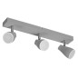 Preview: OSRAM LED Spotleuchte LED SPOT PEAR GREY 3 x 4.3W 2700K GU10 Warm weiß 4099854473883