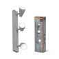 Preview: OSRAM LED Spotleuchte LED SPOT PEAR GREY 3 x 4.3W 2700K GU10 Warm weiß 4099854473883