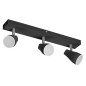 Preview: OSRAM LED Spotleuchte LED SPOT PEAR BLACK 3 x 4.3W 2700K GU10 Warm weiß 4099854473968