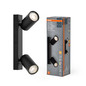Preview: OSRAM LED Deckenleuchte LED SPOT OCTAGON BLACK 2x3.4W 927 DIM Dimmbar Warm weiß 4099854474026
