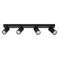 Preview: OSRAM LED Deckenleuchte LED SPOT OCTAGON BLACK 4x3.4W 927 DIM Dimmbar Warm weiß 4099854474088