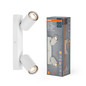 Preview: OSRAM LED Deckenleuchte LED SPOT OCTAGON WHITE 2x3.4W 927 DIM Dimmbar Warm weiß 4099854474132
