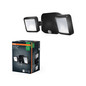 Preview: OSRAM LED Aussenleuchte Battery LED Spotlight Double 10W 4000K IP54 Black Neutralweiss 4099854497551