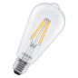 Preview: OSRAM LED Leuchtmittel SMART+ MATTER Filament CLASSIC shapes 6W 827 Filament DIM E27 Dimmbar Warm weiß 4099854530043